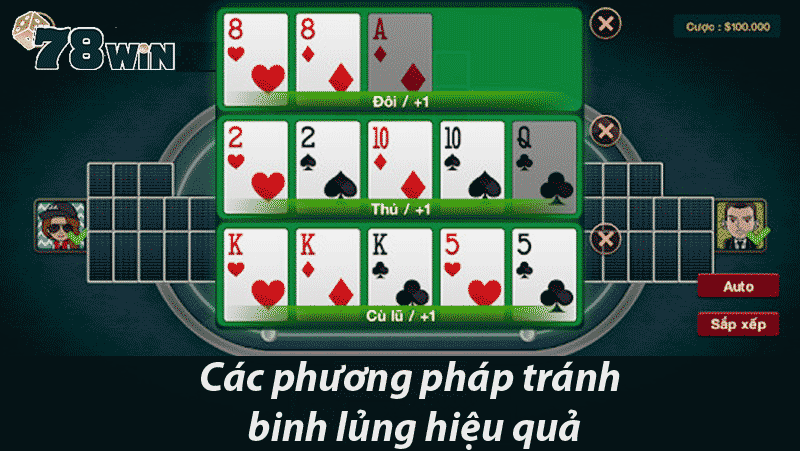 Các phương pháp tránh binh lủng hiệu quả